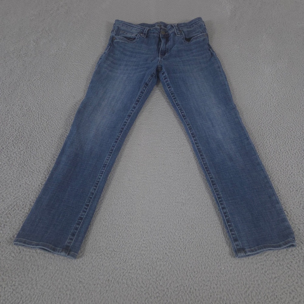 Kut from the Kloth Jeans Womens 12 Blue Stevie Straight Leg Stretch Denim Medium